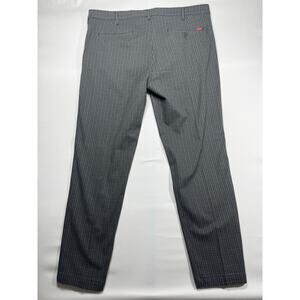 Levi's XX Chino Men's Standard Taper Gray Black Plaid Chino Pants 42x34 (43x33)